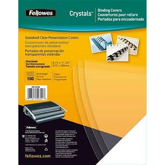 Корици за подвързване Fellowes 53762 Прозрачен A4 PVC