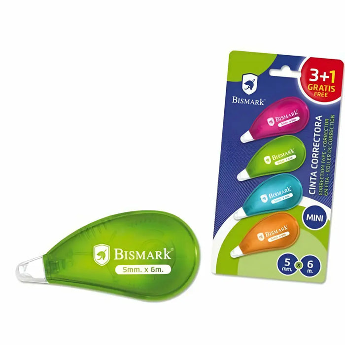 Коригираща Лента Bismark Neon Многоцветен 5 mm 6 m (12 броя)