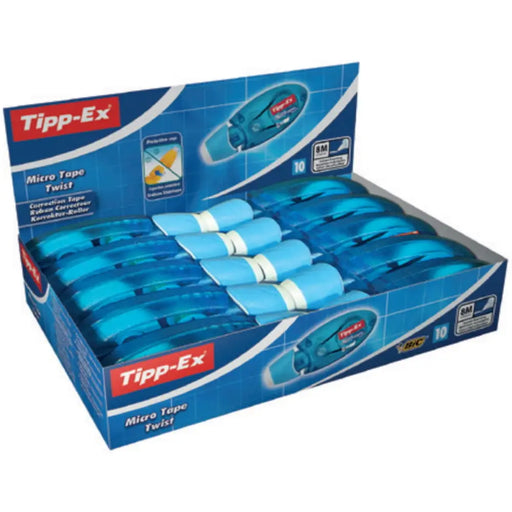 Коригираща Лента TIPP-EX Micro Tape Twist Син Пластмаса (10