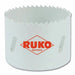 Коронка за пробиване RUKO 90 mm Бързорежеща стомана (HSS)