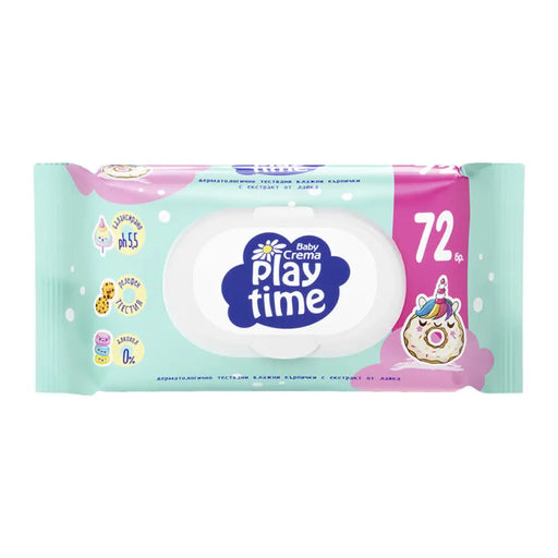 КЪРПИЧКИ PLAY TIME 72БР ЗЕЛЕНИ BABY CREMA