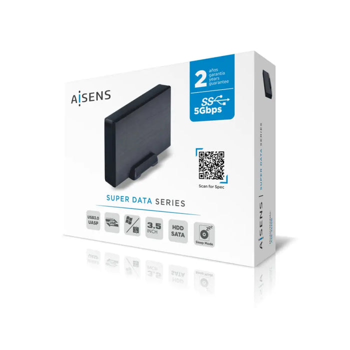Корпус за твръд диск Aisens ASE-3530B Черен 3,5’’