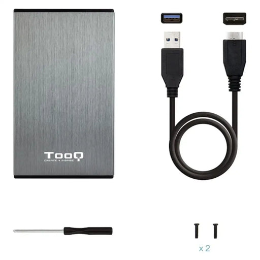 Корпус за твръд диск TooQ TQE-2527G 2,5’’ SATA USB 3.0 Черен