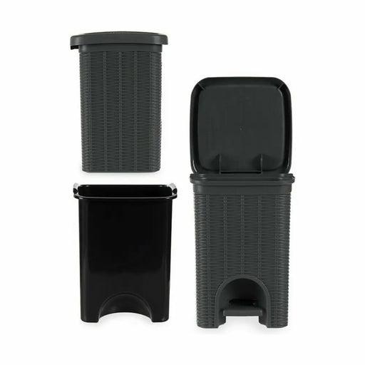 Кошче с педал Stefanplast 30799 Elegance Сив Пластмаса 20 L