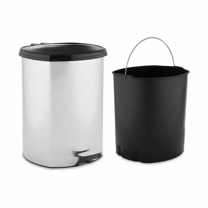 Кошче с педал Berilo D003-1 D003-1 Сребрист Пластмаса 11 L
