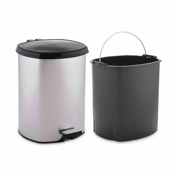 Кошче с педал Berilo D004-1 D004-1 Сребрист Пластмаса 6 L