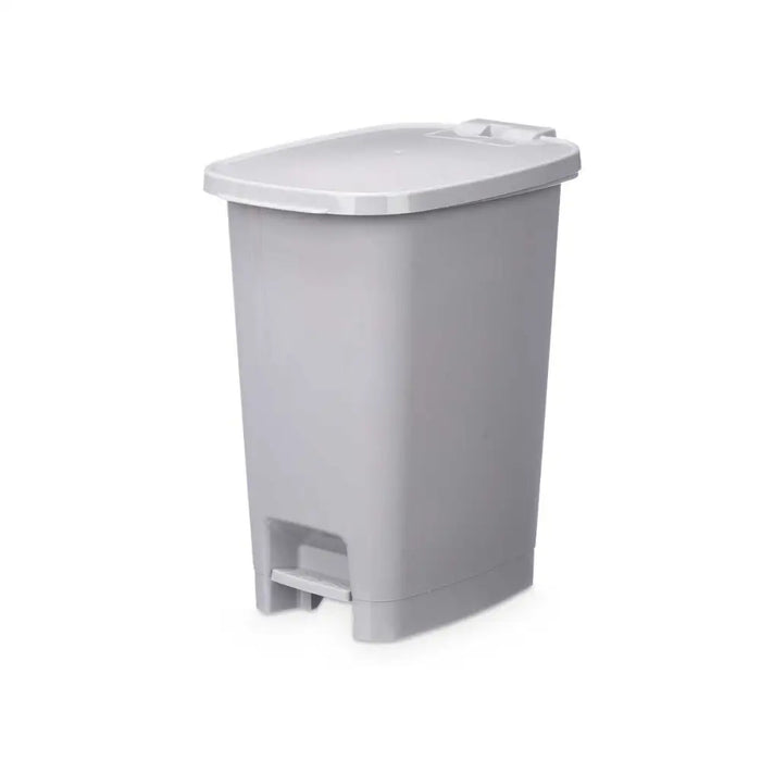 Кошче с педал Сив Пластмаса 25 L (6 броя)