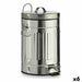 Кошче с педал Сребрист Стомана 7 L (6 броя)