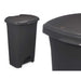 Кошче с педал Антрацит Пластмаса 50 L (3 броя)