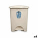 Кошче с педал Бежов Пластмаса 30 L (4 броя)