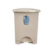Кошче с педал Бежов Пластмаса 10 L (8 броя)