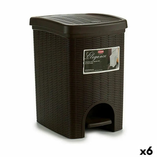 Кошче с педал Stefanplast Elegance Кафяв Пластмаса 20 L (6