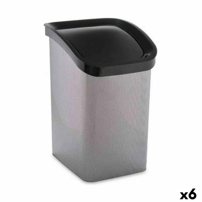 Кошче за боклук Berilo D093-2 D093-2 Тъмно сив Пластмаса 23