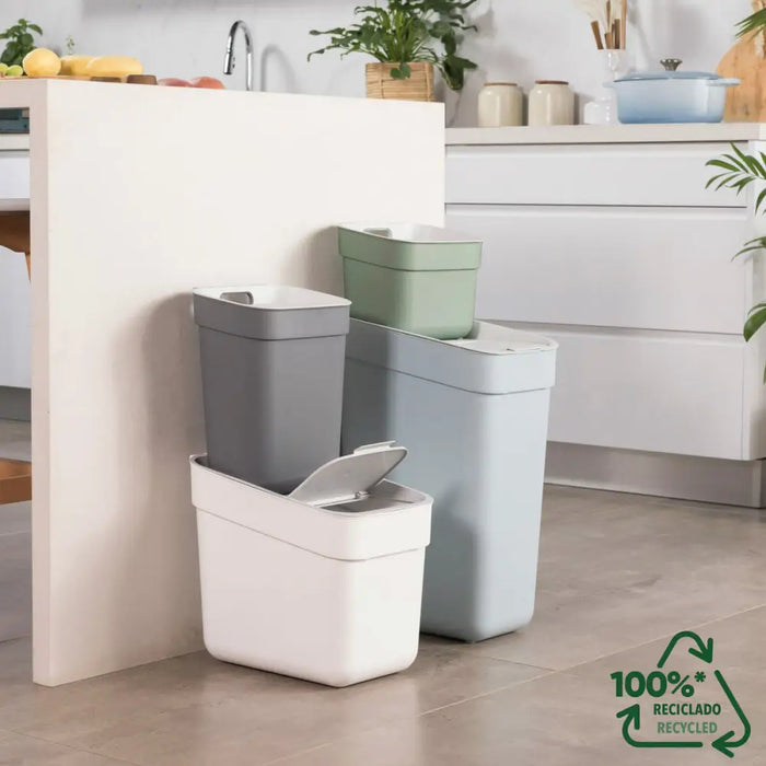 Кошче за боклук Curver Бял Пластмаса 20 L (6 броя)