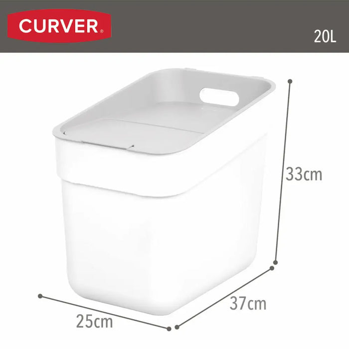 Кошче за боклук Curver Бял Пластмаса 20 L (6 броя)
