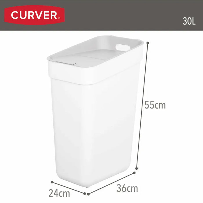 Кошче за боклук Curver Бял Пластмаса 30 L (6 броя)