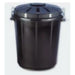 Кошче за боклук Denox 70 L Черен Пластмаса