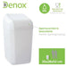 Кошче за боклук Denox Бял 30 L