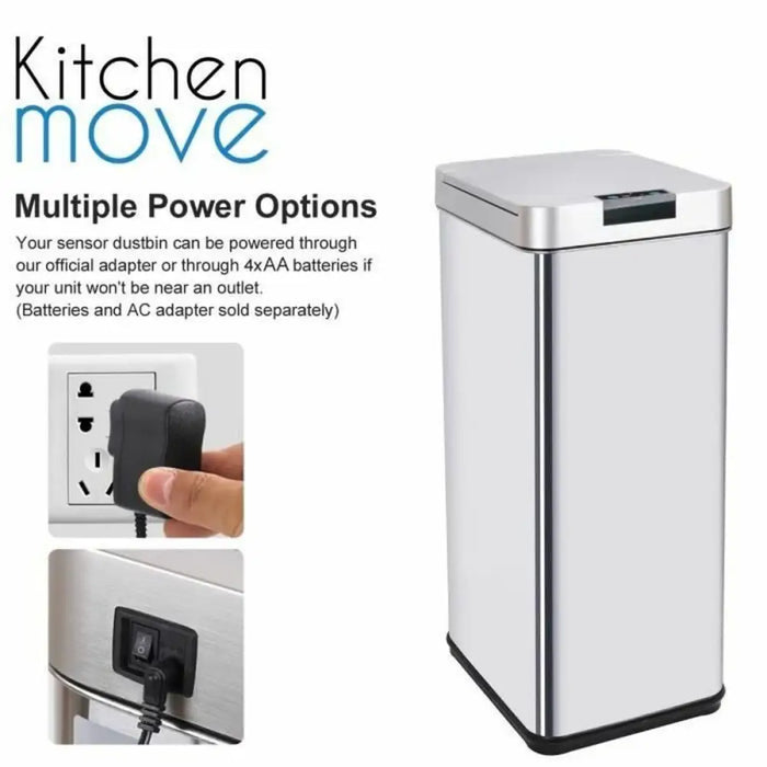 Кошче за боклук Kitchen Move Сив 50 L