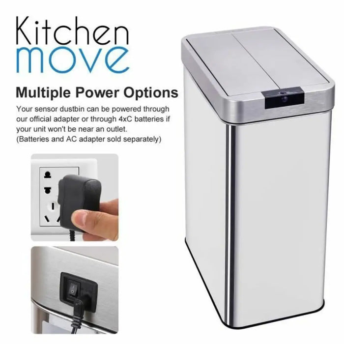 Кошче за боклук Kitchen Move Сив 60 L