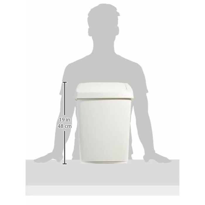 Кошче за Боклук Rubbermaid R000877 Бял Черен Пластмаса 25 L