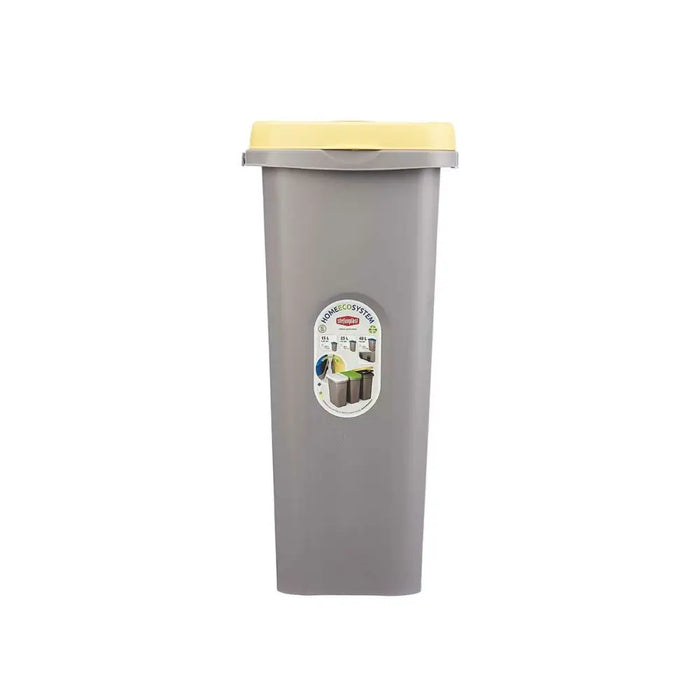 Кошче за боклук Stefanplast 70740 70740 Жълт Сив Пластмаса