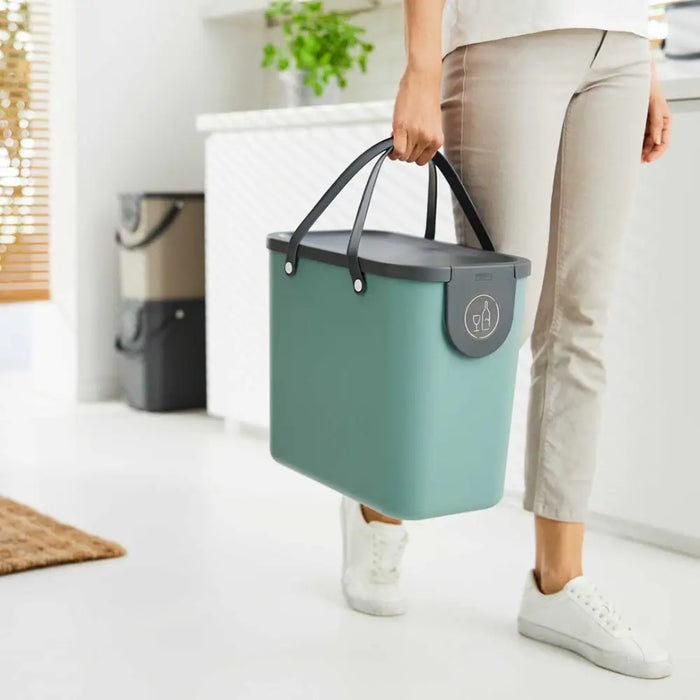 КОШ ЗА ОТПАДЪЦИ РАЗДЕЛНО СЪБИРАНЕ 25L GREEN ROTHO ALBULA