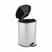 Кошче с педал Berilo D004-1 D004-1 Сребрист Пластмаса 6 L
