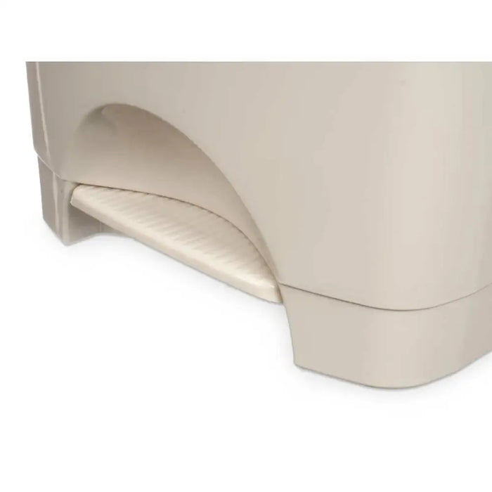 Кошче с педал Бежов Пластмаса 50 L (3 броя)
