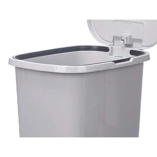 Кошче с педал Сив Пластмаса 25 L (6 броя)