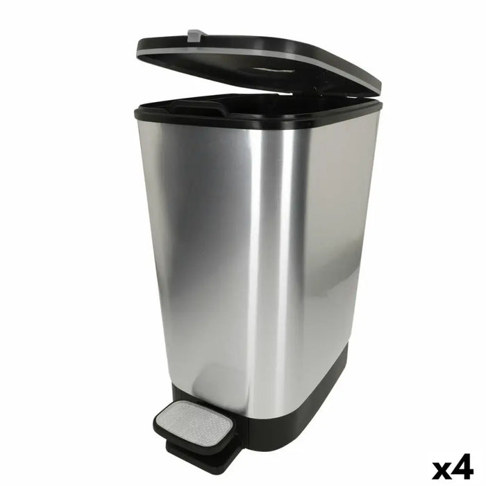 Кошче за боклук Curver Сив Пластмаса 25 L (4 броя)