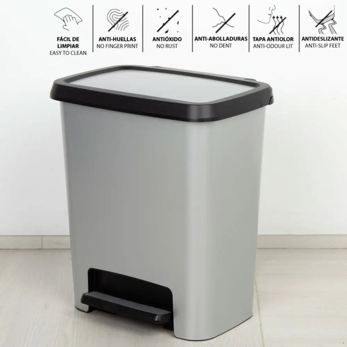 Кошче за боклук Curver Сив Пластмаса 25 L (5 броя)