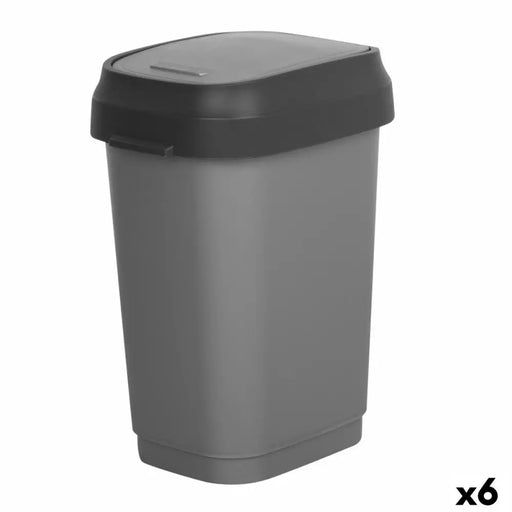 Кошче за боклук Curver Тъмно сив Пластмаса 35 L (6 броя)