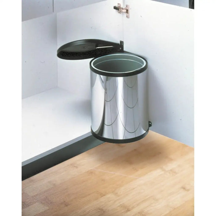 Кошче за боклук Hailo Compact-Box Стомана 15 L Черен Сив