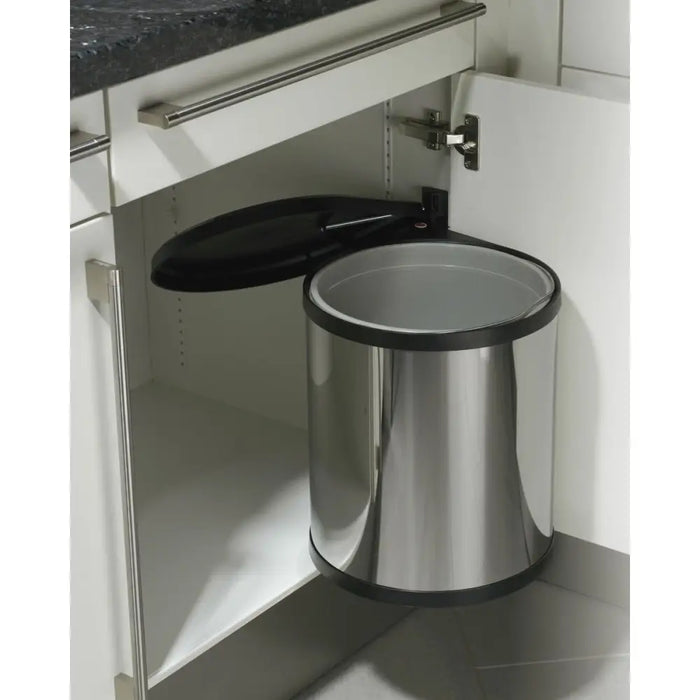 Кошче за боклук Hailo Compact-Box Стомана 15 L Черен Сив