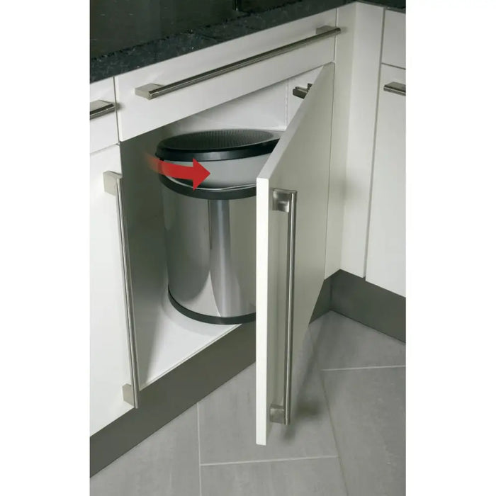 Кошче за боклук Hailo Compact-Box Стомана 15 L Черен Сив