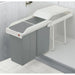 Кошче за боклук Hailo Multi-Box duo L Бял Сив Сметана