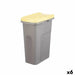 Кошче за боклук Stefanplast 70740 70740 Жълт Сив Пластмаса