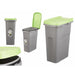 Кошче за боклук Stefanplast 70741 70741 Зелен Сив Пластмаса