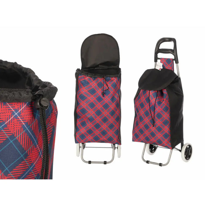 Кошница за Пазаруване Kinvara Син Розов 33 L 35,5 x 28 x 94