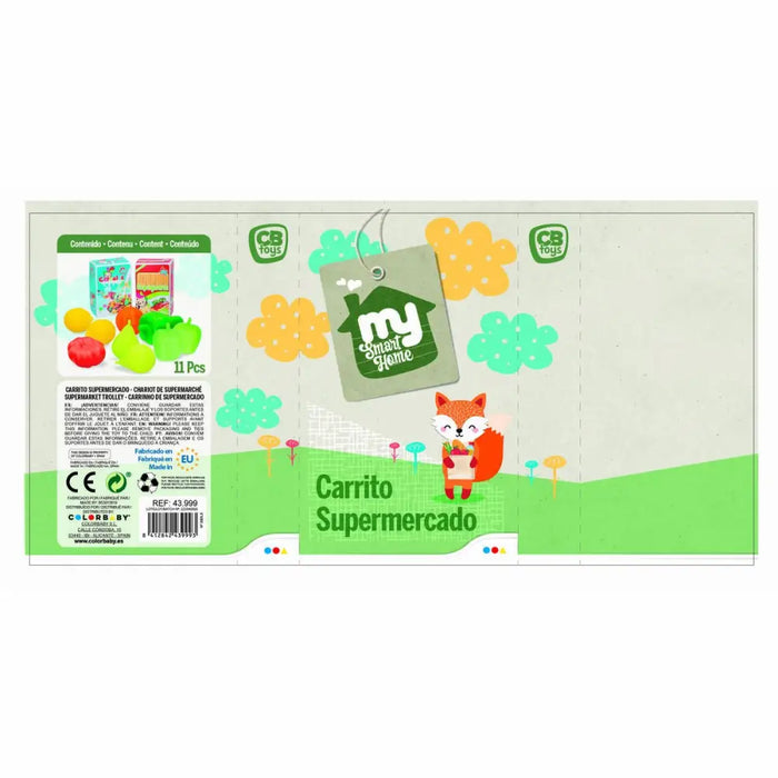 Кошница за Пазаруване Colorbaby My Home Играчка 12 Части 15