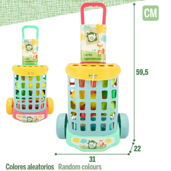 Кошница за Пазаруване Colorbaby My Home Играчка 12 Части 15