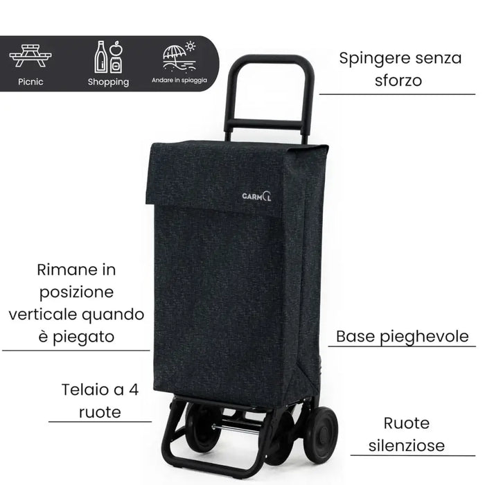 Кошница за Пазаруване Garmol 6012G5 PO Черен
