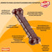 Кост Nylabone Кафяв Bacon M