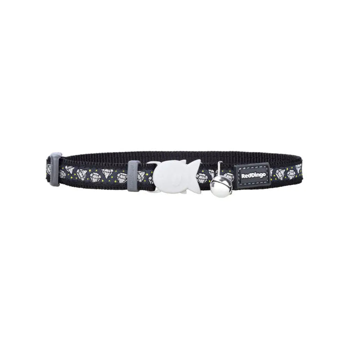 Котешко колие Red Dingo Diamond 20-32 cm Черен