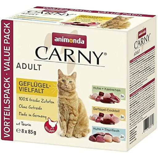 Котешка храна Animonda Carny Adult Poultry mix 8 x 85 g