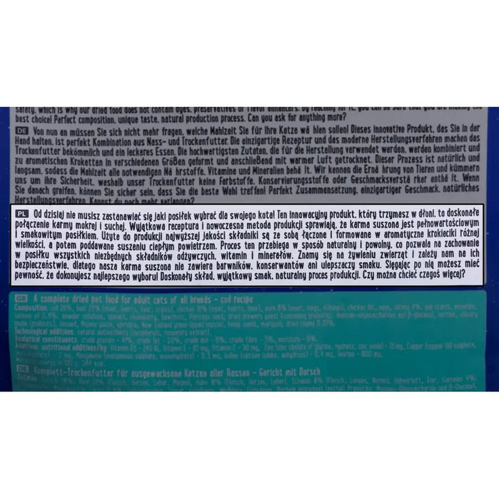 Котешка храна Dolina Noteci 8532 Възрастен Треска (риба) 1