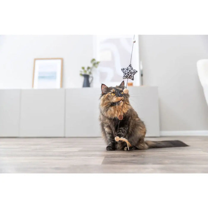 котешка играчка Trixie Кафяв Бежов полиестер Пластмаса