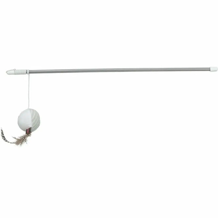 котешка играчка Trixie Бял полиестер Пластмаса