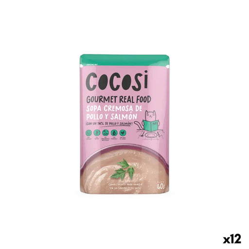 Котешка храна Cocosi Gourmet Real Food 40 g Сьомга 12 броя